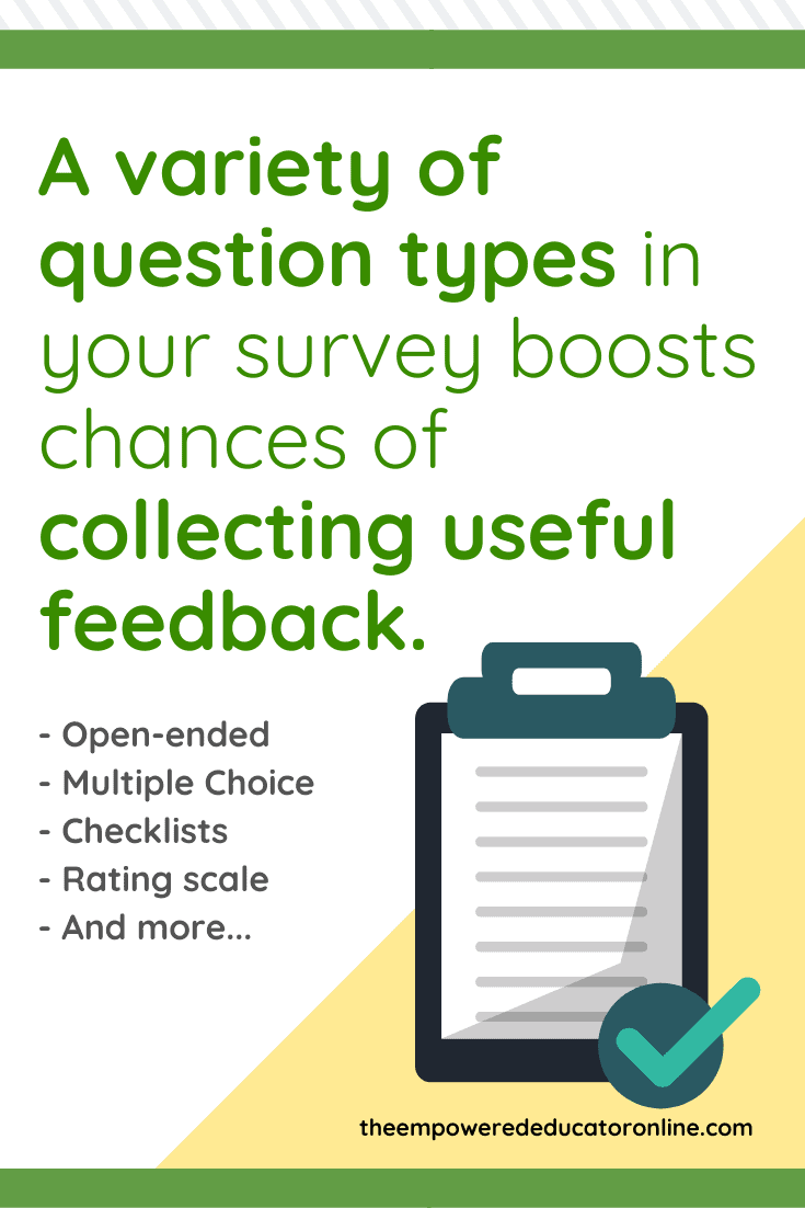 What types of questions work best for parent surveys What types of questions work best for parent surveys