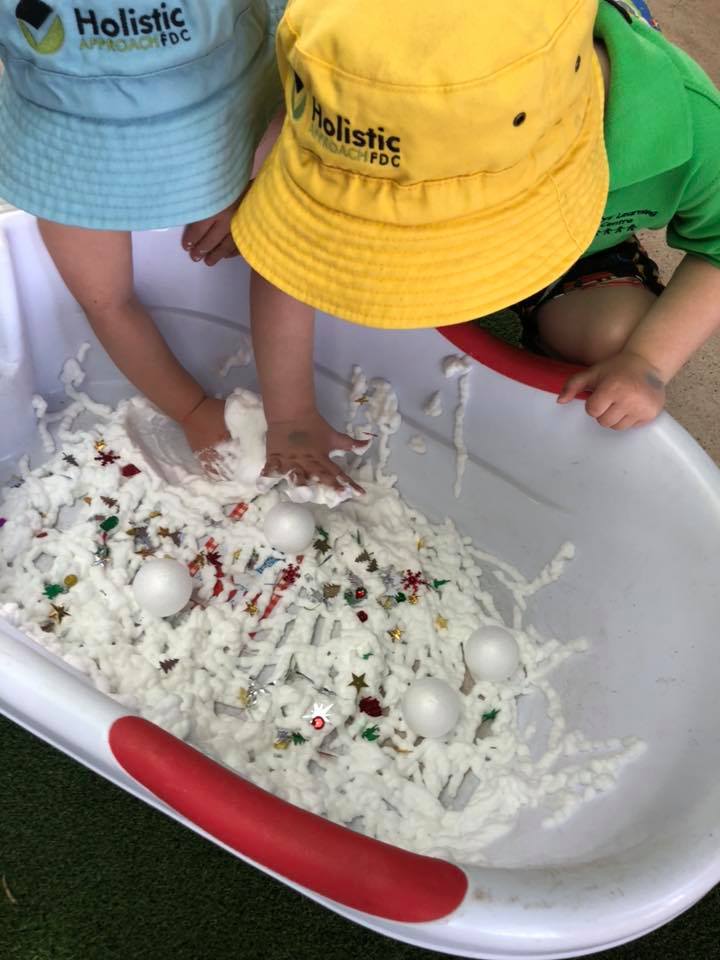 Try these sensory Christmas play ideas and activities from the Empowered Educator for early learning educators, teachers, childcare and daycare providers. Includes sensory processing tips and sensory bins, bags, craft and small world play ideas!