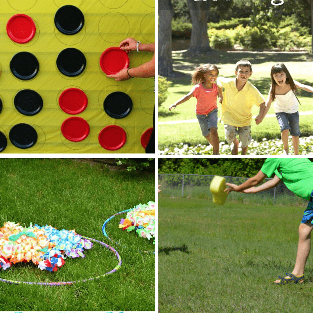 Use one of the simple game ideas for children in this collection from around the web to encourage gross motor play, coordination & teamwork!