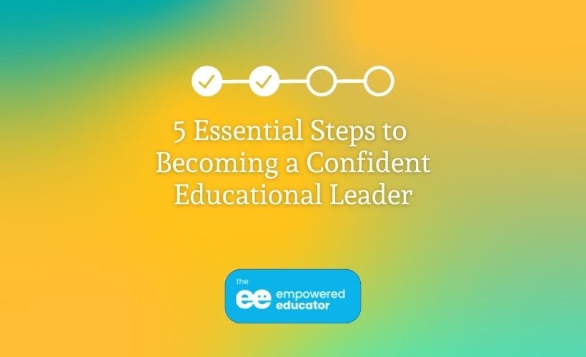becoming a confident ed leader