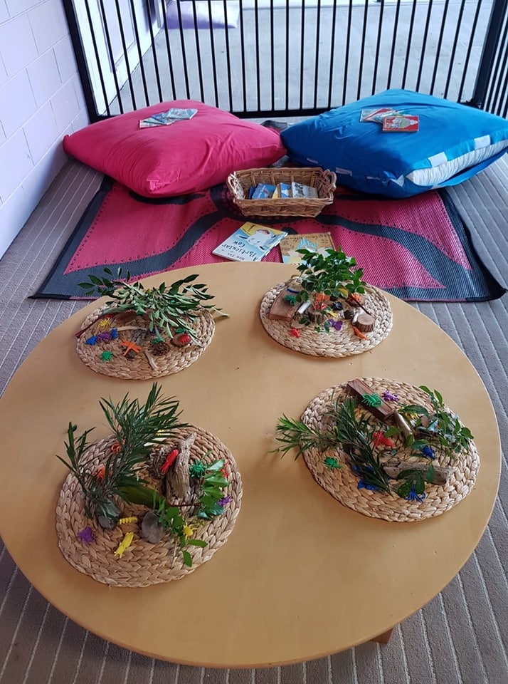 Be inspired to set up invitations to play and learn using simple materials from nature with this collection of photos and ideas from early years educators!