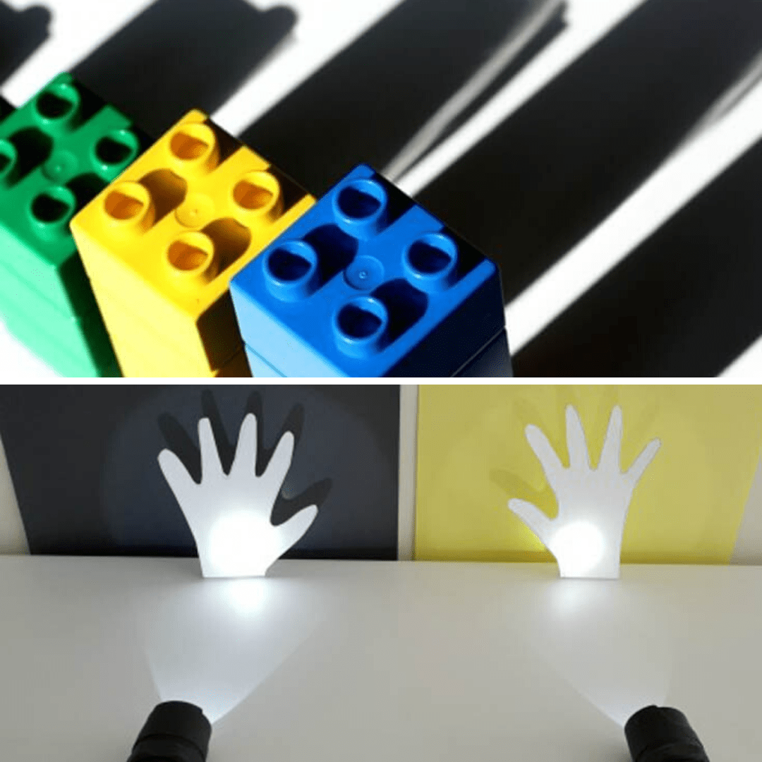 In this post I give educators a huge collection of playful learning activity ideas with colour, light, shadows and reflection - includes learning outcomes!