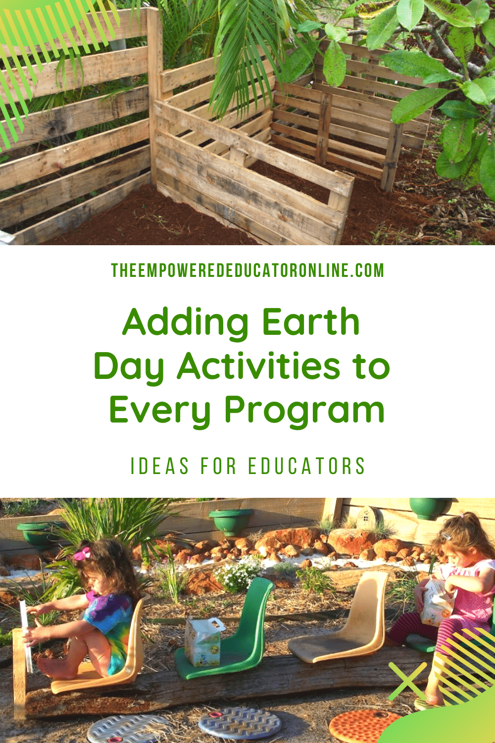 Be inspired to take action and promote early learning with this huge collection of easy earth day activities from The Empowered Educator that early childhood educators and homeschool parents can use every week with children!