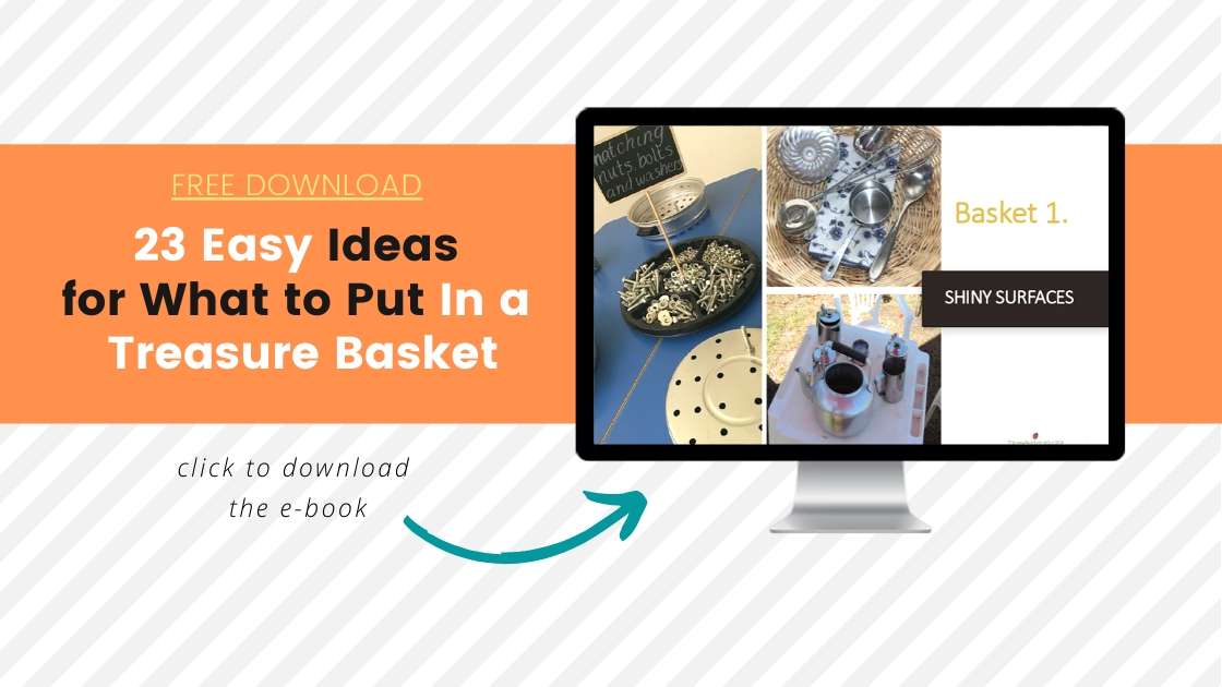 23 Easy Ideas for what to put in a Treasure Basket 23 Easy Ideas for what to put in a Treasure Basket
