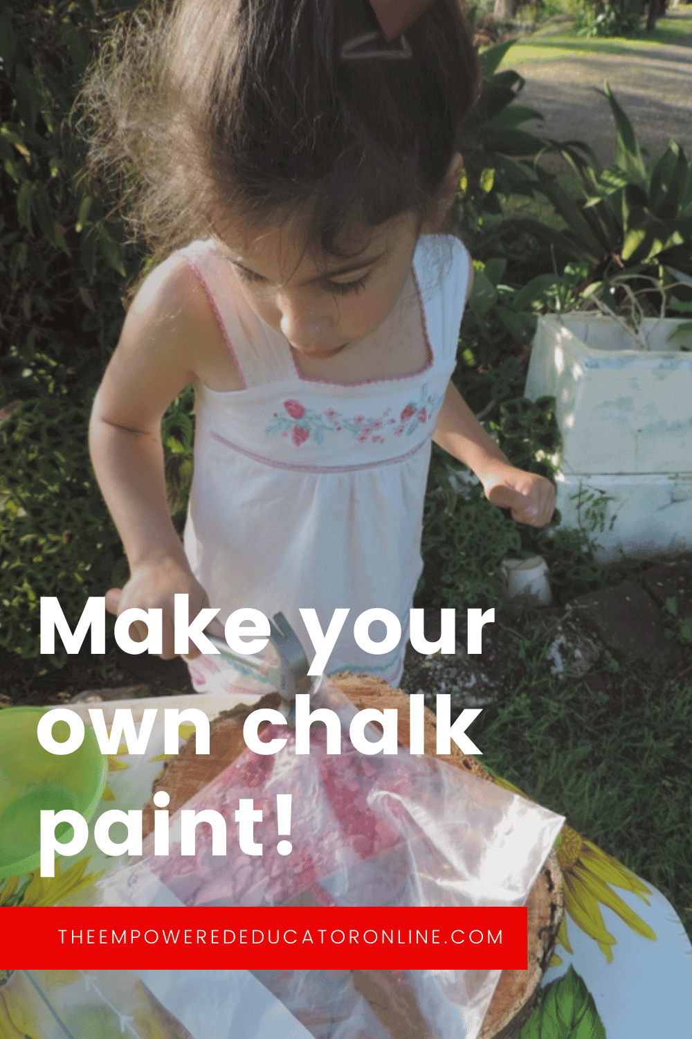 Make your own chalk paint!