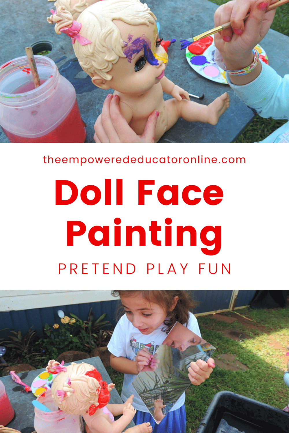 doll face painting