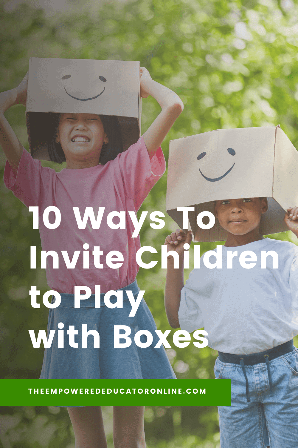 10 Ways To Invite Children to Play with Boxes pin (1)