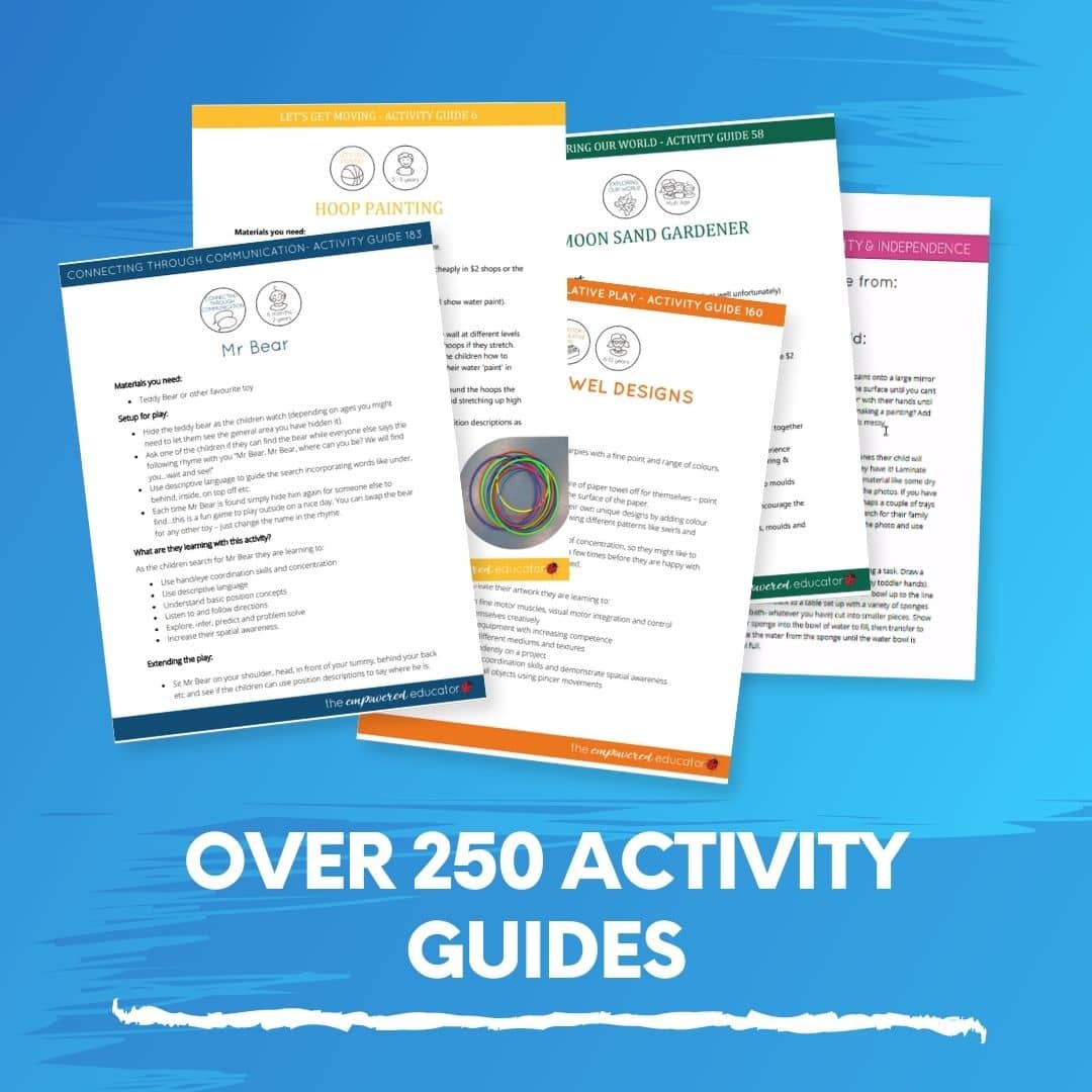 over 250 activity guides member hub