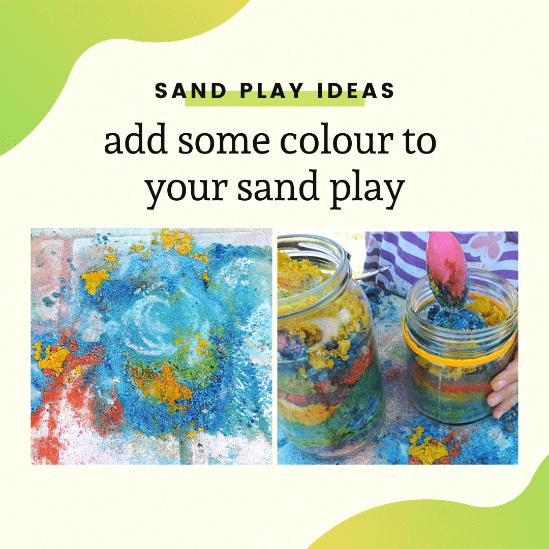 Invite and encourage simple sensory sand play when you try one of these easy ideas. Perfect for educators and homeschool!