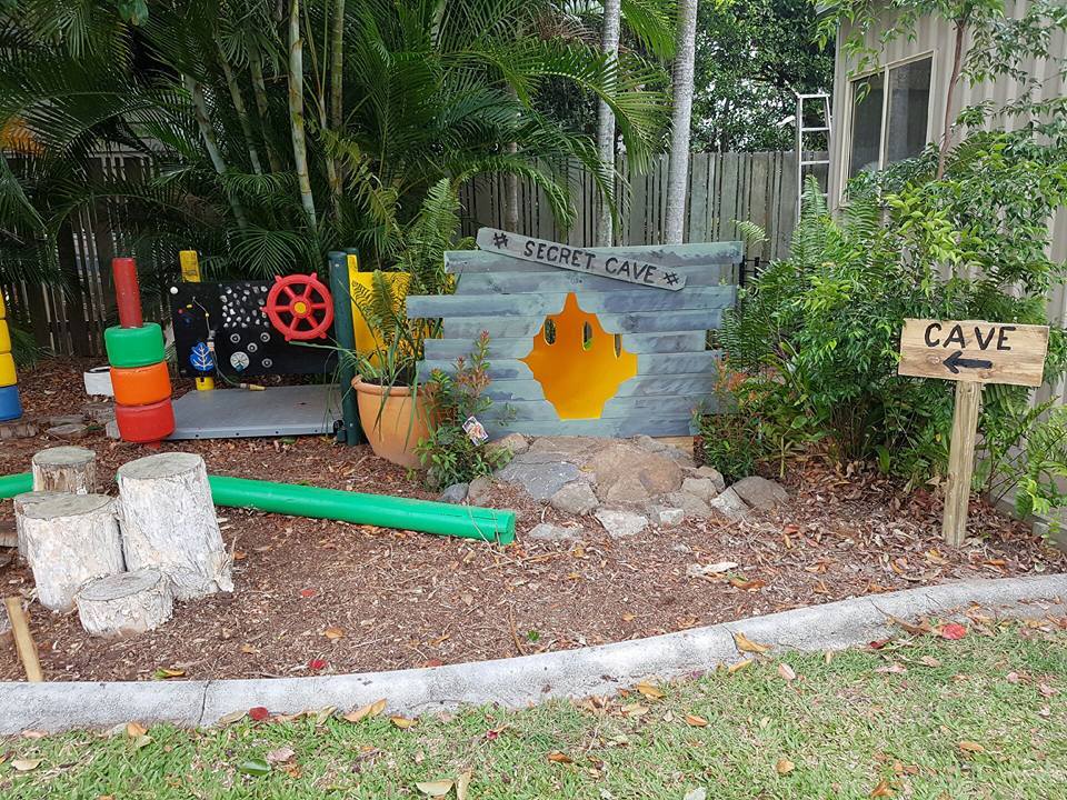 secret cave outdoor area early learning Create inspiring outdoor spaces for children on a tight budget using these real ideas & examples from early childhood educators!