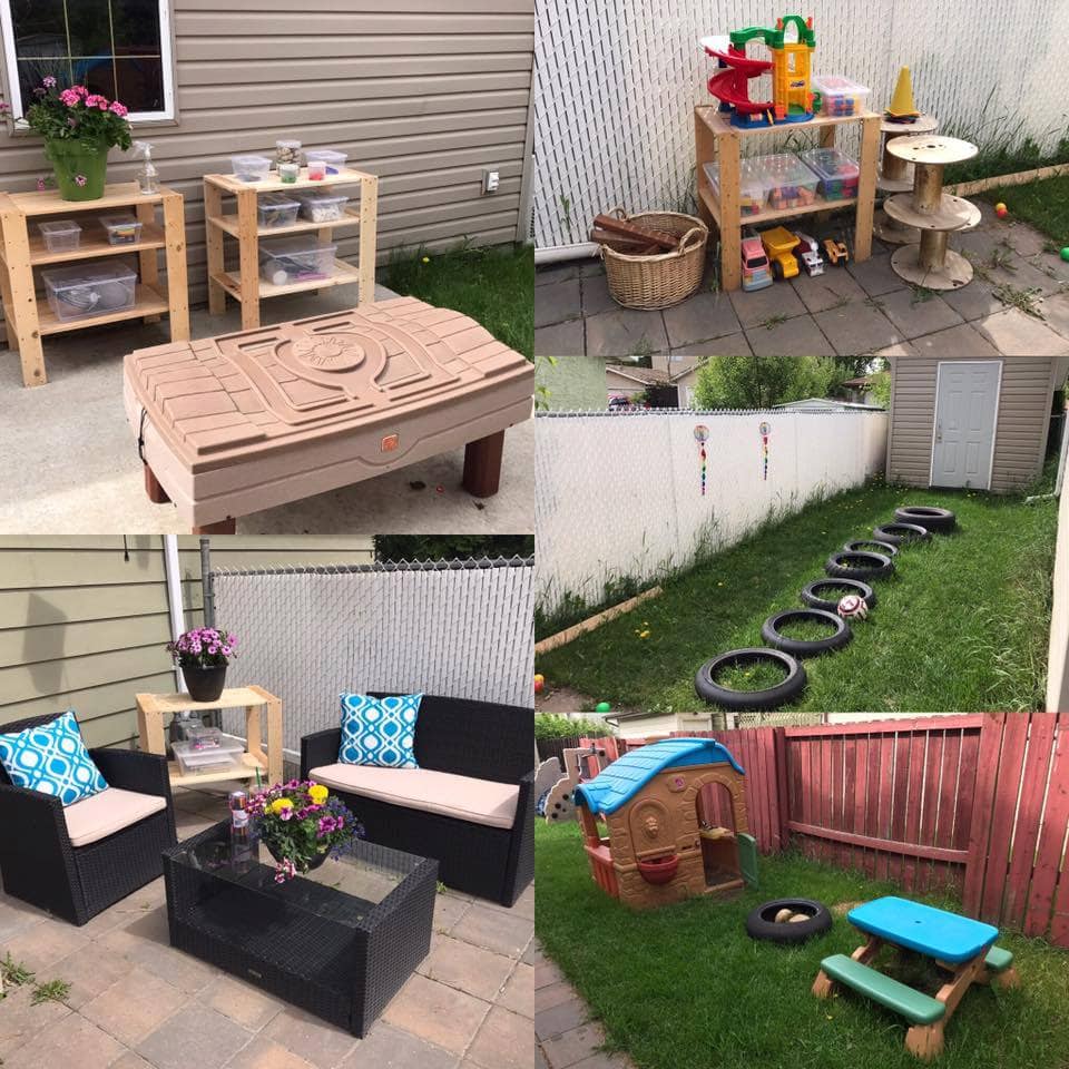 outdoor play area home daycare Create inspiring outdoor spaces for children on a tight budget using these real ideas & examples from early childhood educators!