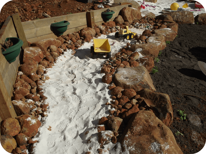 quarry path outdoor play