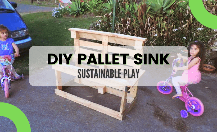 DIY pallet sink