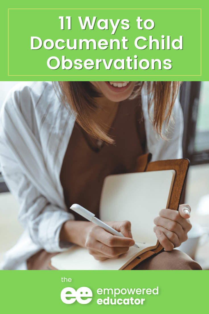 11 ways How You Can Document Child Observations