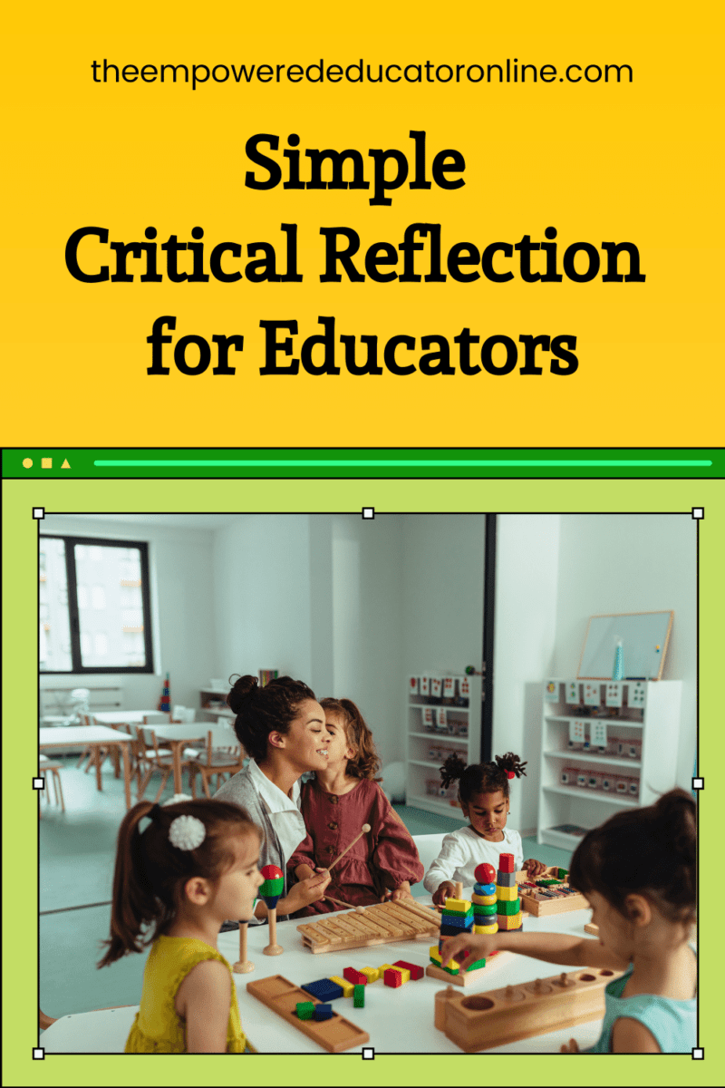 what is critical reflection in education