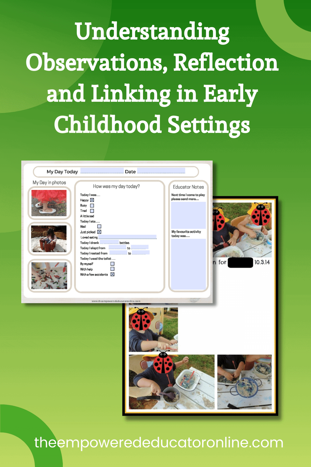 understanding observations, reflection and linking eylf pin understanding observations, reflection and linking eylf pin