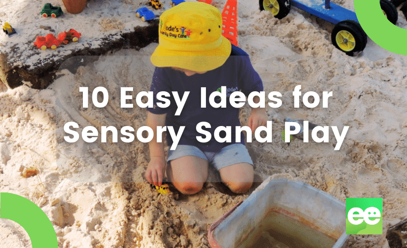 10 easy ideas for sensory sand play