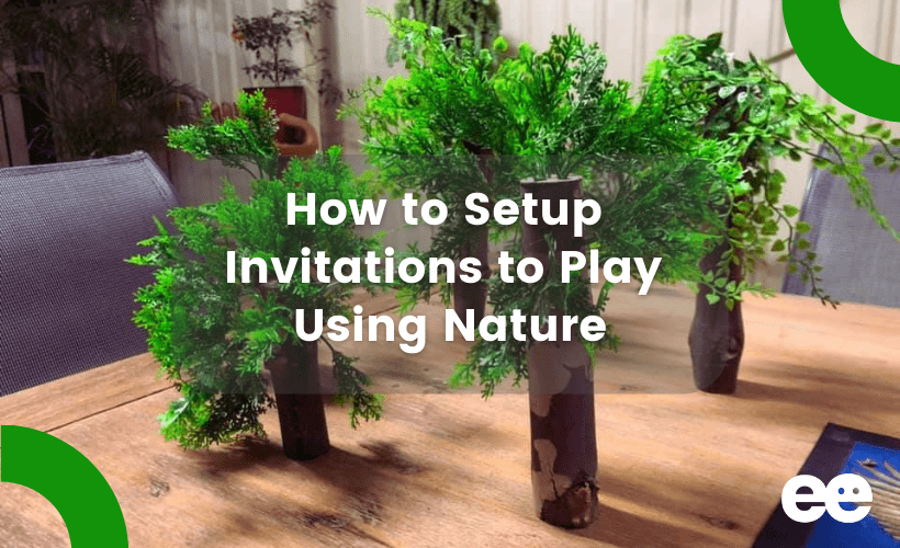 How to Setup Invitations to Play Using Nature