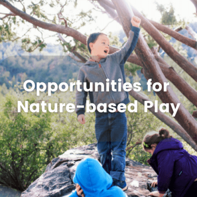Nature-based Play -Where are all the toys?