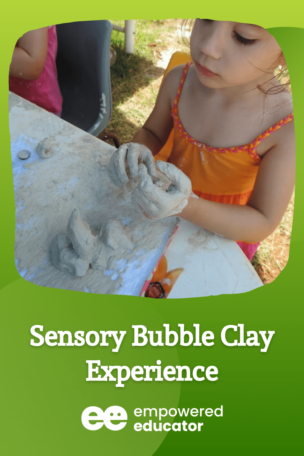 sensory bubble clay