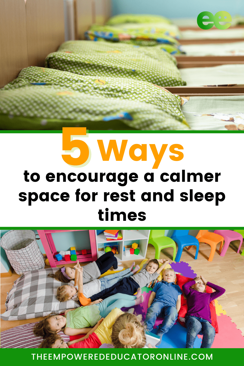 Make your childcare sleep and rest routines less stressful