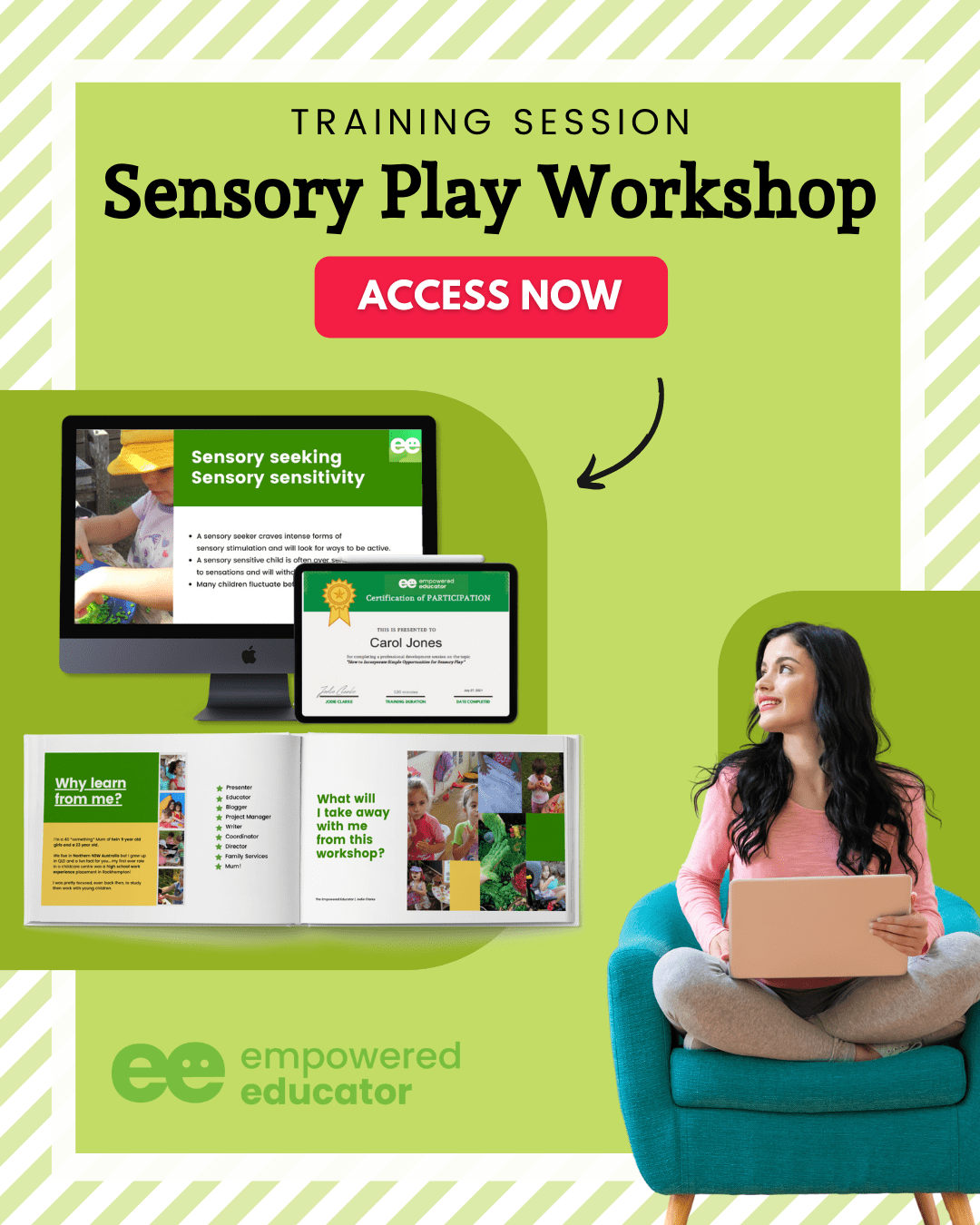 sensory play workshop for early childhood educators