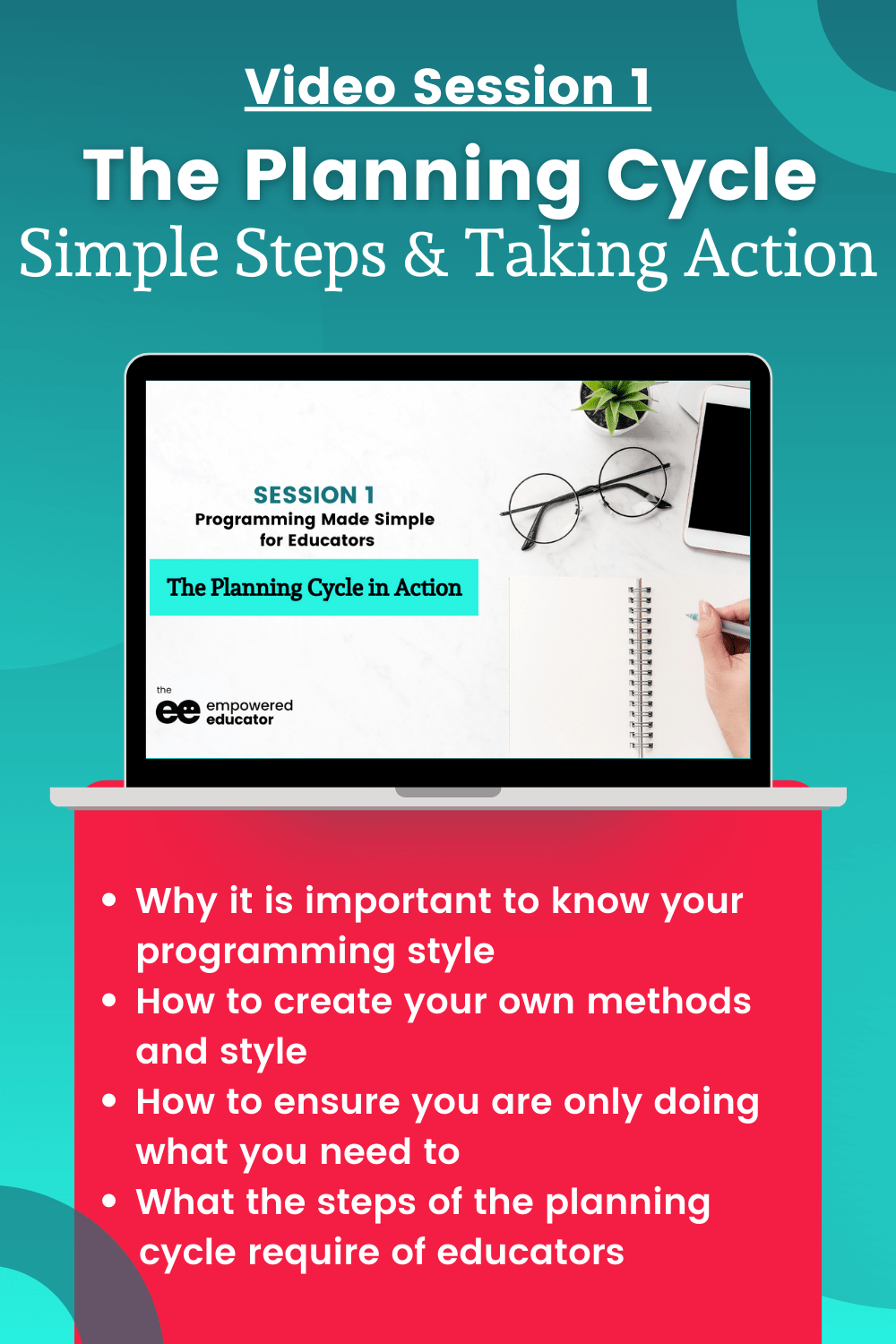 SESSION 1 - SIMPLIFY YOUR PLANNING CYCLE PROCESS
