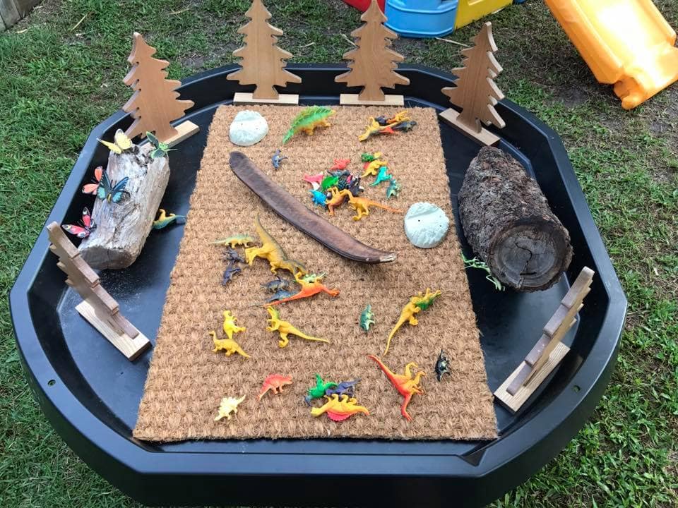 Invitation to play 2 tuff tray Outdoor Activities, Invitations & Play Ideas From Early Years Educators