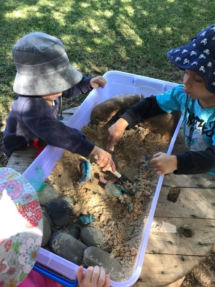 fossil dig fun outdoors play activity outdoor activities invitations play