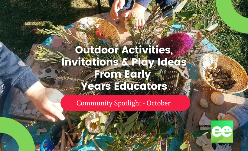 Be inspired by these creative early learning ideas & environments shared by early childhood educators from around the world.