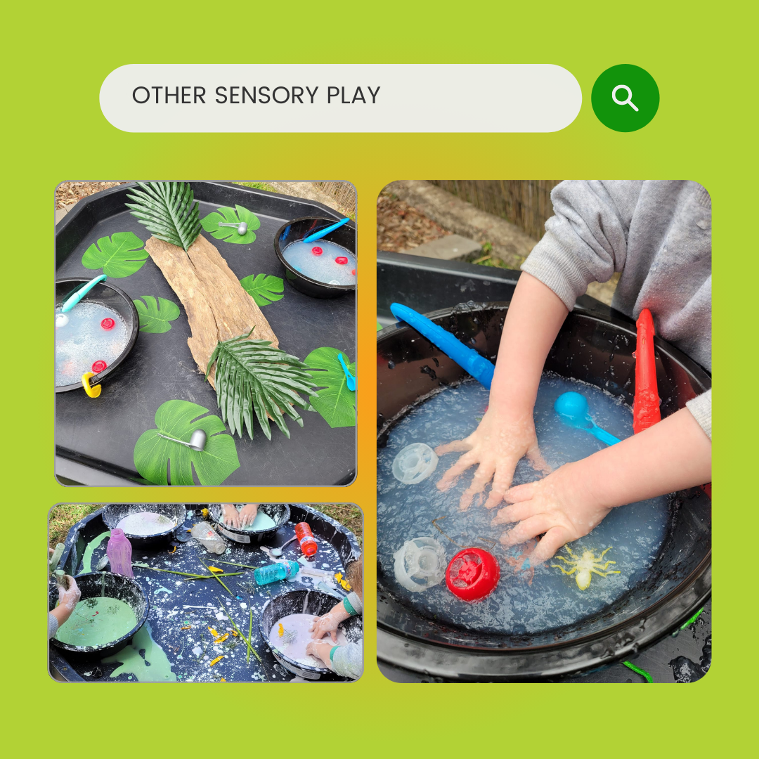 outdoor activities and invitations play for children