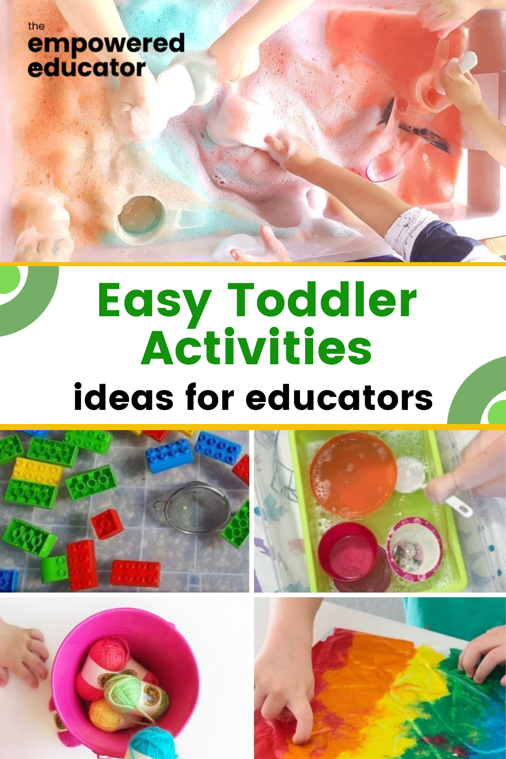 Easy Toddler Activity Ideas for Early Years Educators