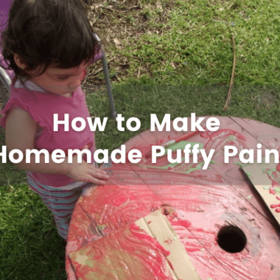 Make your own Puffy Paint for Play