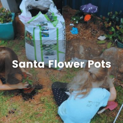 Santa Flower Pots…Easy DIY Gifts for Family!