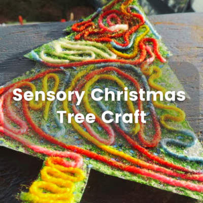 Sensory Christmas Tree Craft