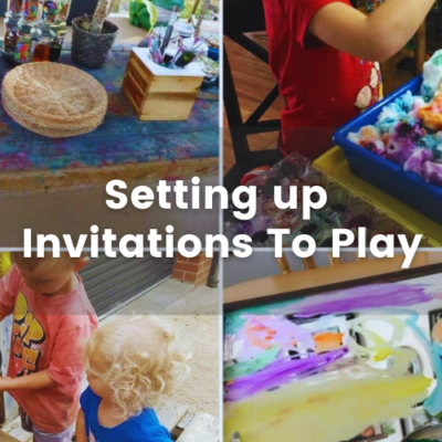 Setting up Invitations To Play – Inspiration from Educators