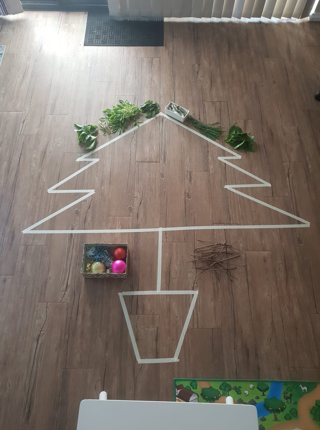 loose parts christmas tree Christmas Activities for Early Learning