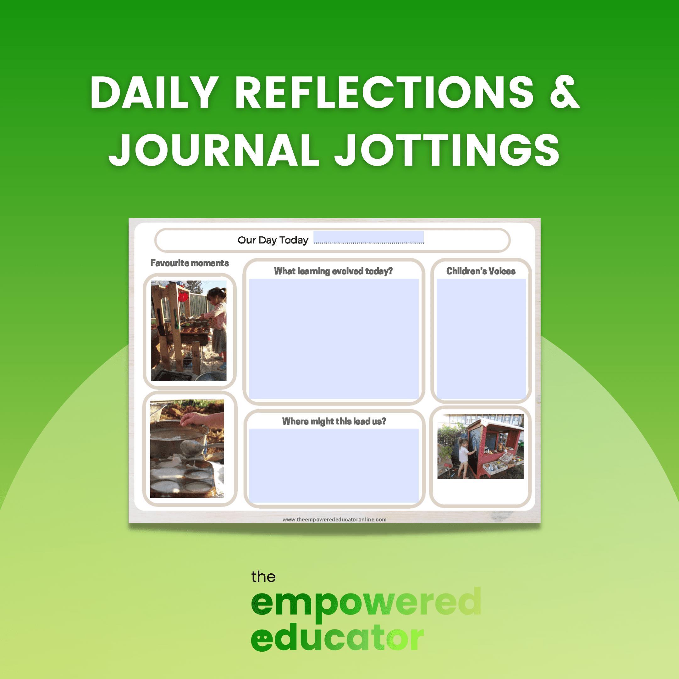 daily reflections and journal jottings
