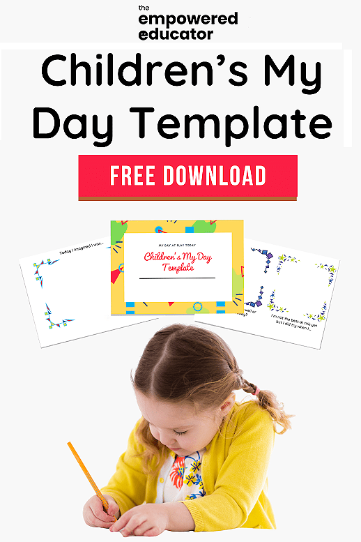 children's reflection template - empowered educator children's reflection template - empowered educator