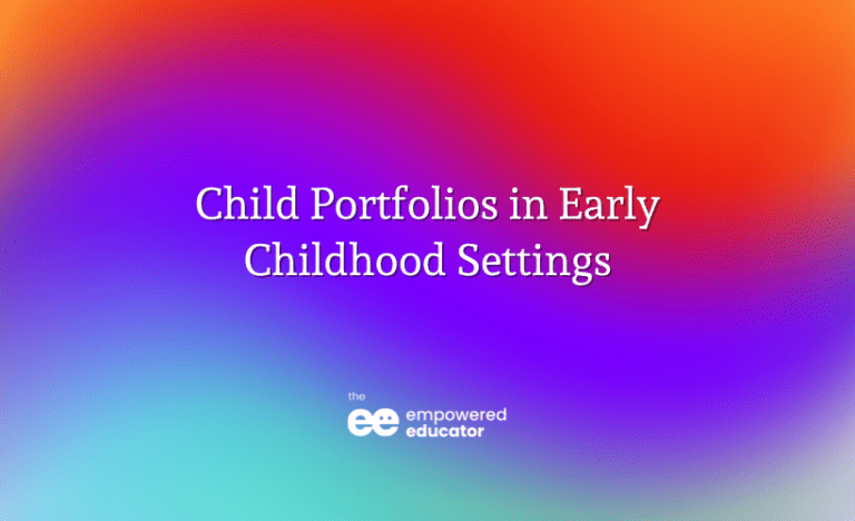 Child Portfolios in Early Childhood Settings