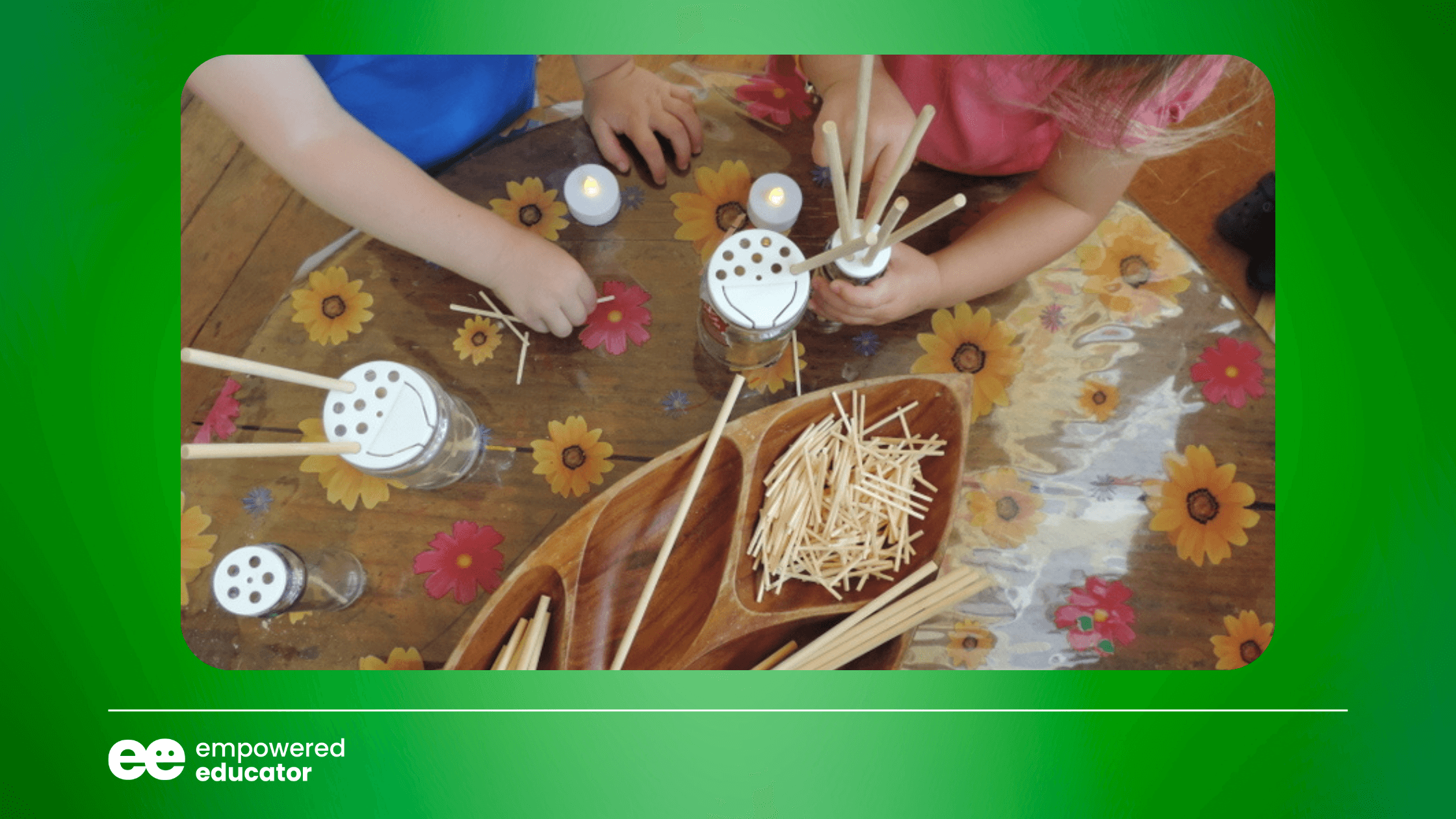 hands-on STEAM activities designed for early childhood learning environments